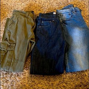 Boys Pants lot. Levi’s, American eagle, Buffalo.
